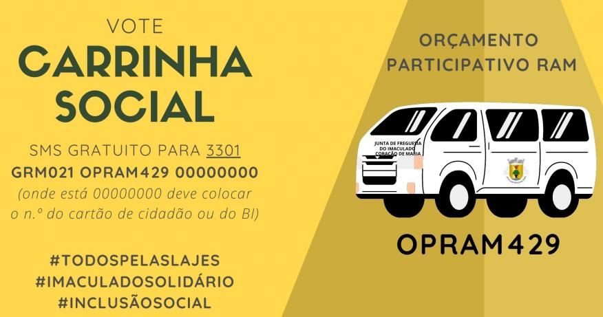 Vote na Carrinha Social do Imaculado