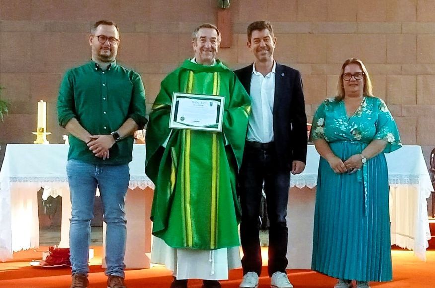 Imaculado despede-se do pároco João Carlos Gomes com homenagem emotiva