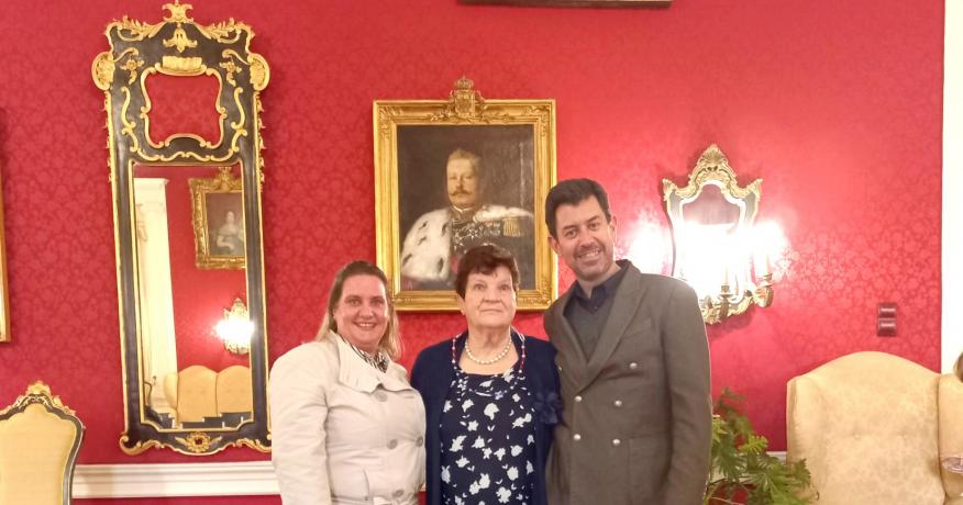 Imaculado congratula F&aacute;tima Teixeira Gomes