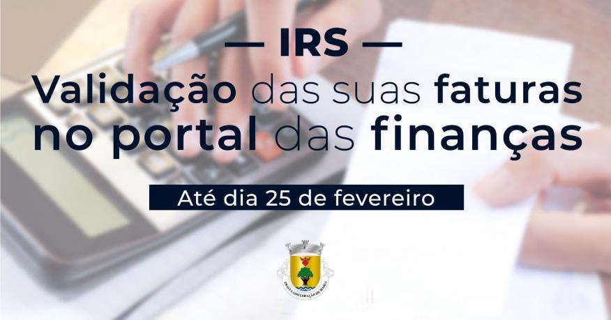 Junta apoia na valida&ccedil;&atilde;o de faturas para o IRS