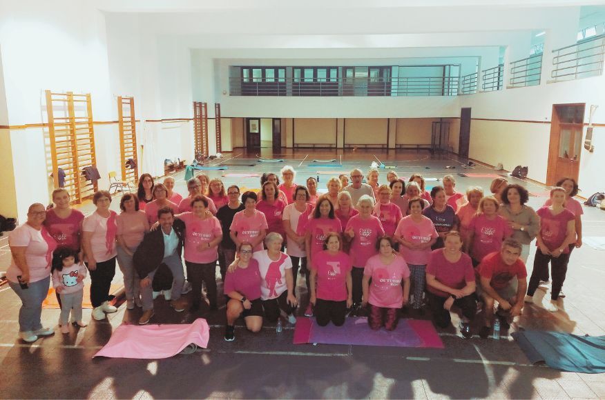 'Pilates Rosa' reforçou luta contra o cancro da mama no Imaculado