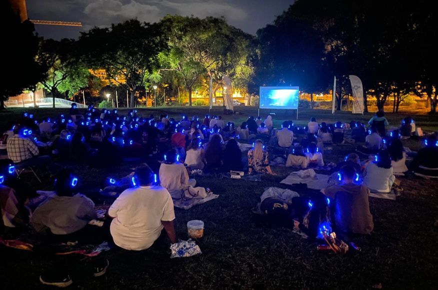 Imaculado combina cultura, tecnologia e convívio em sessão de cinema ao ar livre