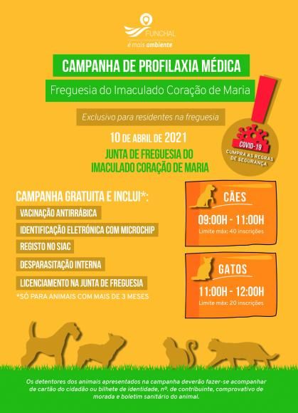 Campanha de Profilaxia Médica – Cães e Gatos